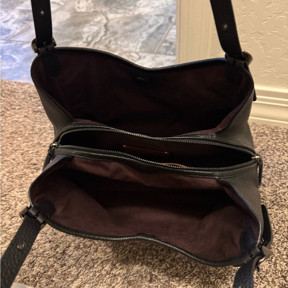 Coach Lori Shoulder Bag – Black Pebble Leather (Style C4824 / V5Black) - Picture 7 of 16